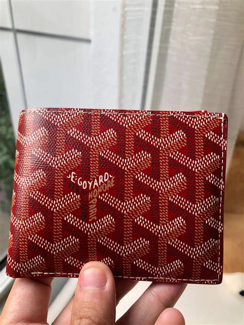 goyard billfold wallet|goyard wallet price list.